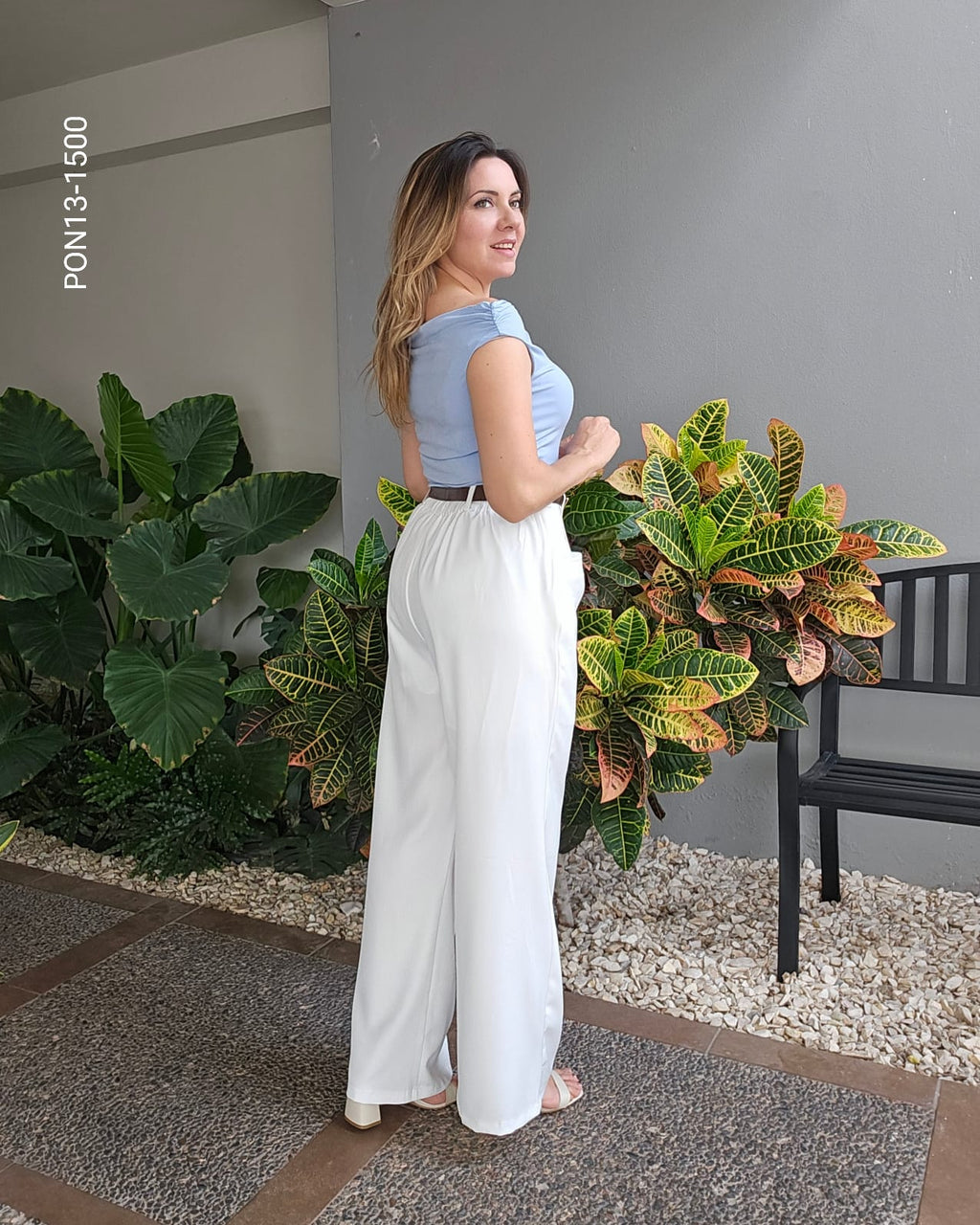 Pantalón de vestir con cinto M 1500