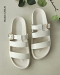 Sandalia slide con plataforma confort CARLIN